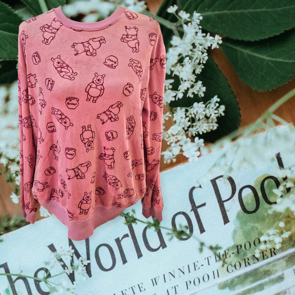 Pink Winnie the Pooh Velour Jersey / Sleepwear